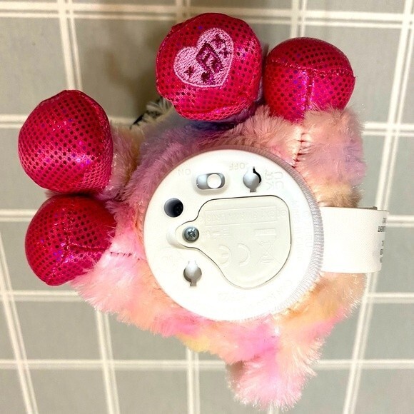 RARE ZURU Meowing Pet Cat Pink Pastel Rainbow Glitter Eyes Plush Paris, France - Picture 6 of 9